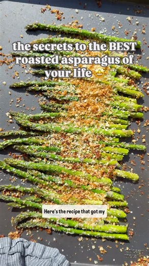 Chelsea Lords on Instagram: "The recipe that got my whole family (even the kids!) hooked on asparagus! 🥳 For all the details, drop ‘SIDE’ or G👀gle ‘Roasted Asparagus chelseasmessyapron’! The “secrets” to perfect roasted asparagus: • Snap the ends where they naturally break • Use evenly sized spears • Dry them well before tossing • Coat in olive oil + simple seasoning • Add Panko + Parm for crunch and flavor • Roast at high heat (425°F!) • Don’t overcrowd the pan—let them roast, not steam! So e