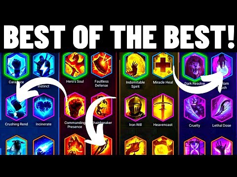 The Very BEST BLESSINGS in RAID (All Rarities)