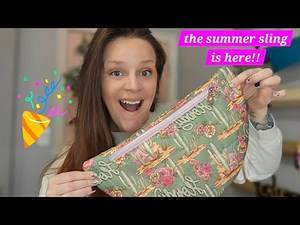 The Summer Sling!!! A FREE and beginner friendly SEW perfect for your next Market Day! 🌞🎉