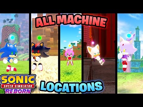 Every *FAST FRIEND MACHINE* Location & Showcase (Sonic Speed Simulator)