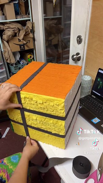 DIY Cardboard Cube Pinata - How to Make Your Own with Step-by-Step Guide