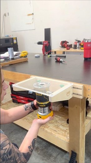 Insanely quick & easy router table to set up. Perfect for those roundovers and chamfers.