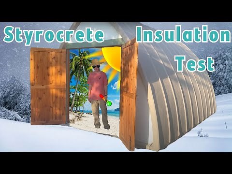 Why I Will Never Live in a NORMAL Home AGAIN! Insulation Test!!