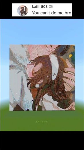 Epic Pixel Art of Your DP in Minecraft 🤩✨