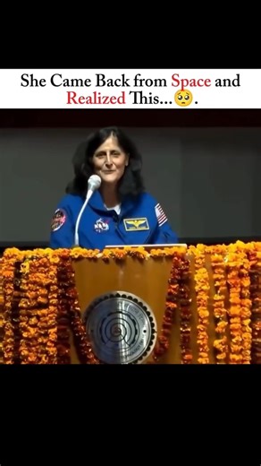 What's Her AMAZING Message To The World? |ft.‪@rajshamani‬ #shorts #sunitawilliams