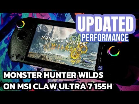 UPDATED !!.Monster Hunter Wilds on MSI Claw Ultra 7 boosted !!
