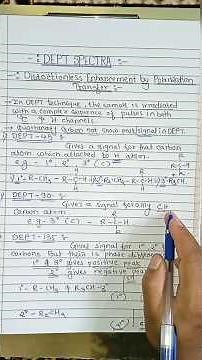 DEPT SPECTRA - C-13 NMR SPECTROSCOPY (organic spectroscopy)#shorts#chemistry #organicchemistry