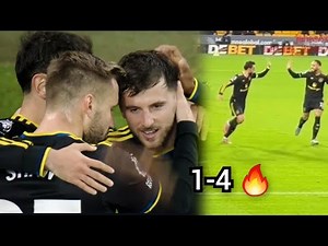 Man United vs Wolves (4-1) 🔥, Bruno Fernandes, Mount, Mbeumo goals