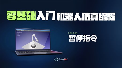 RoboDK 机器人编程 高级仿真时间：暂停指令
