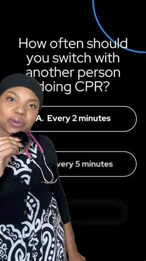 CPR Quiz: When Do You Switch During CPR? 🫀⏱️ #shorts