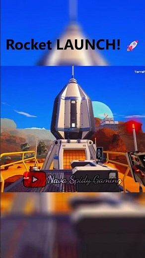 Launching My GPS Rocket! 🛰️ The Planet Crafter #shorts #theplanetcrafter #gaming