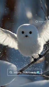 "Is this a bird or a flying cotton ball? ☁️" 🐦😍#wildlife#birds#amazingfacts#naturedocumentary