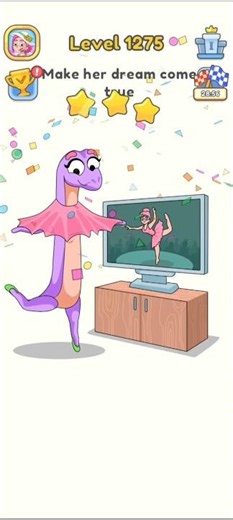 ✨Game Play ✨ Dop 5 (Draw one part) Level - 1275 Games 🎮#trendingshorts #viral