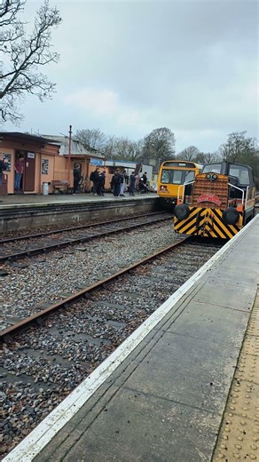 class 142 in a beautiful skipper livery at marsh mills station