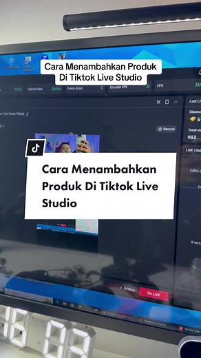 Cara menambahkan produk di desktop live streamer. #tiktoklivestudio #tiktoklive #affiliatetiktok