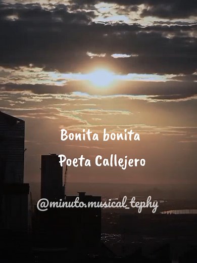Bonita Bonita: La Canción de Poeta Callejero