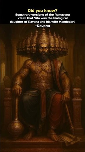Was Ravan Sita’s Real Father 😱🔥 | Untold Ramayan Truth!#ramayan #shorts #ram #ravan #facts #truth