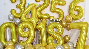 Gold Number 18 Balloons, 18th Birthday Balloon, 40inch Laser Shiny Gold 18 Balloon Numbers, Large Self Inflating Foil Balloon, 18th Birthday Decorations for Birthday, 18 Anniversary Decorations