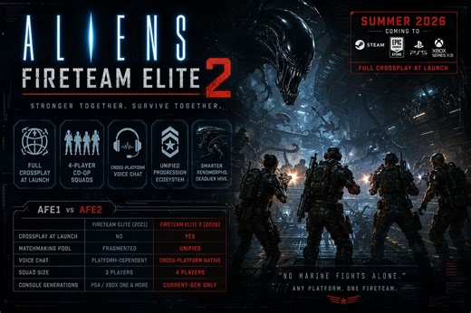 Crossplay in Aliens Fireteam Elite 2: Will it Fix the First Game’s Mistakes? • PixelNitro