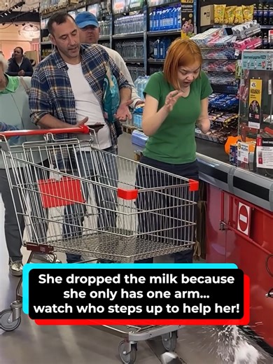 Kindness Changed Everything ❤️ #kindness #disabilityawareness #faithinhumanity #cashier #gooddeeds #wholesome #respect #USA #emotions