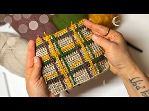 ✨Super Easy Crochet Plaid Pattern | Perfect for Beginners