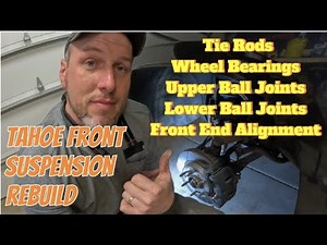 Tahoe IFS Front Suspension Rebuild & Alignment | 2015 LTZ 4x4 With Magneride