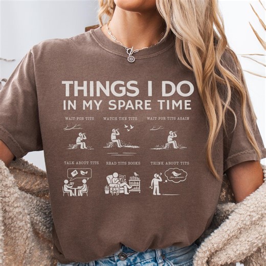 Tits Watching Shirt, Meme Bird Shirt, Offensive Unisex Tee, Inappropriate Funny Gag Gift, Gen Z Meme, Unisex Shirt - Etsy