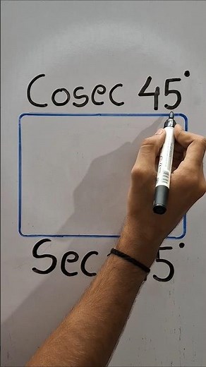 Value of cosec & sec 45° #mathsbyjigs #maths #knowledge #trigonometry #education #information #cosec