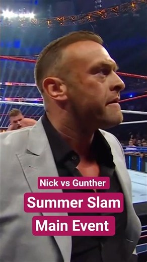🔥 Nick Aldis vs Gunther Confirmed for SummerSlam? 😱 Showdown at Main Event #SNME #WWE #Highlights