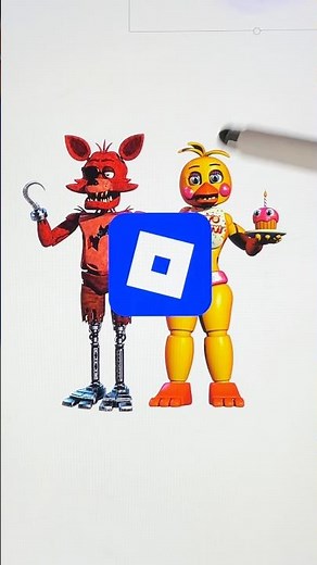 🐤🦊Chica x Foxy x Roblox | FNAF #fnaf