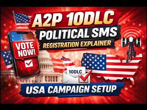 A2P 10DLC Political SMS Registration Explainer | USA Campaign Setup