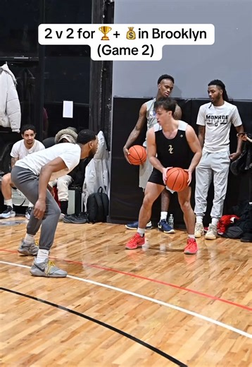 Intense 2v2 Basketball Game for Trophy and Prize Money