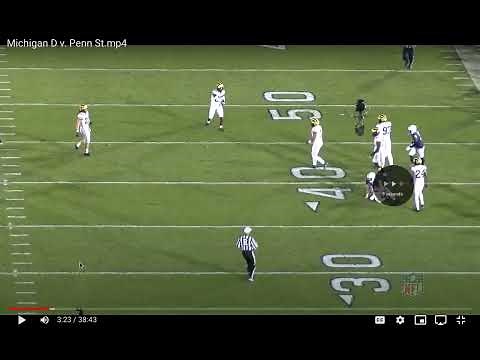 Football Defense- Dent, spill & Wrong Arm Technique. Taking on Pullers & Slice Blocks.No Sound