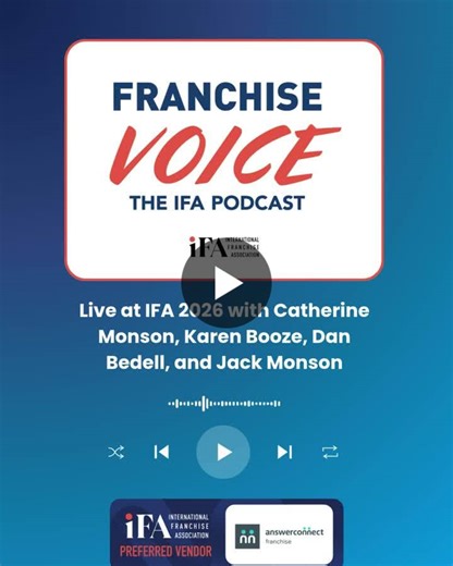 🎙️ New episode of Franchise Voice | International Franchise Association
