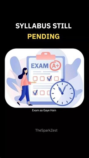 Fastest Way To Complete Syllabus Near Exams 🔥( Study motivation) #studytips #exam #trending