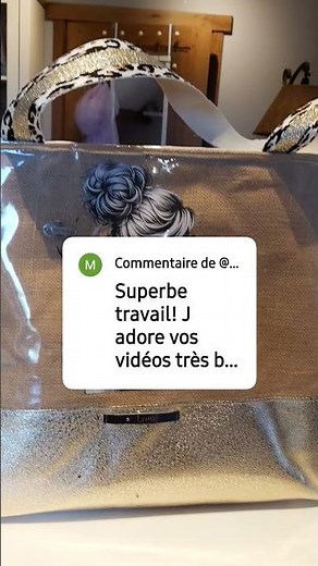 sac de plage réalisé grâce au tuto du monde de Melou 🥰