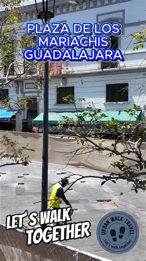 Así se ve HOY la PLAZA DE LOS MARIACHIS rumbo al Mundial 👷‍♀️🚧 #reel #travel #reels #fifa