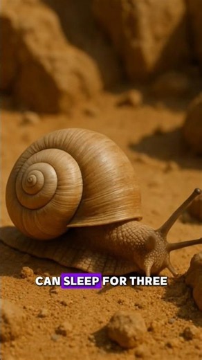 Snails can sleep for a year??#weirdanimalfacts