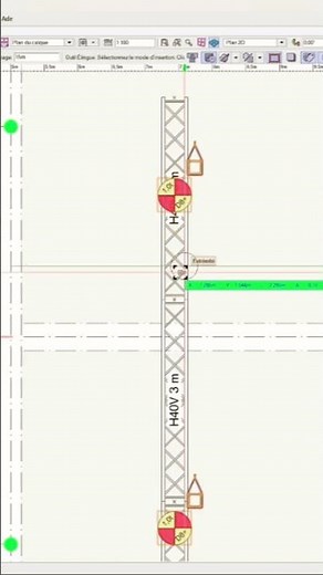Vectorworks Spotlight 2025. Quick Rigging Tip. Hoists into bridle #vectorworks #vectorworksmovies