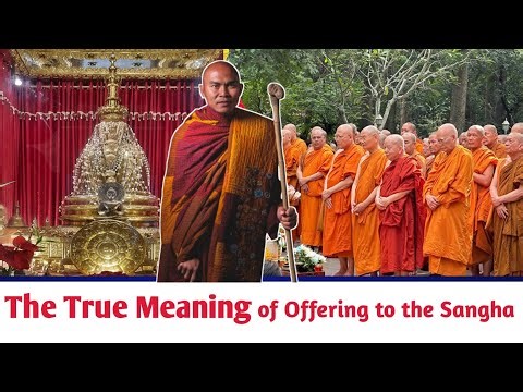 The True Meaning of Offering To The Sangha Buddhist Wisdom|Walk For Peace🕊️