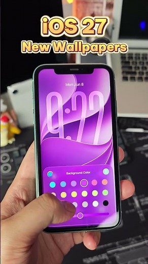 iOS 27 NEW Wallpapers 🔥 New iOS 27 Wallpaper Looks Amazing on iPhone 11 #shorts