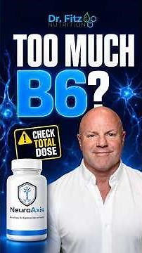 Taking Too Much B6 Is Destroying Your Nerves #health #supplements