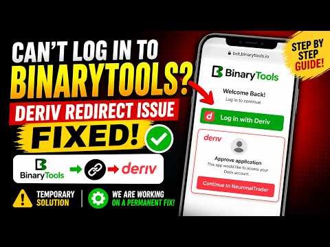 Stuck on Deriv Website? Fix BinaryTools Login Problem Now!