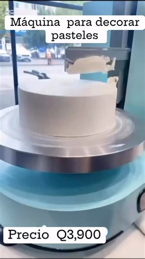 🎂✨ MÁQUINA PARA DECORAR PASTELES ✨🎂 Dale un acabado profesional y uniforme a tus pasteles 🍰 Ideal para reposterías, pastelerías y emprendedores. 🔥 40% DE DESCUENTO 🔥 💰 PRECIO OFERTA: Q3,900 🚚 ENVÍO GRATIS ❌ Antes: Q6,500 ✔️ Fácil de usar ✔️ Ahorra tiempo en decoración ✔️ Resultados limpios y profesionales | Tecno Machines GT
