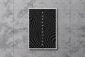 Perspective optical illusion printable wall art