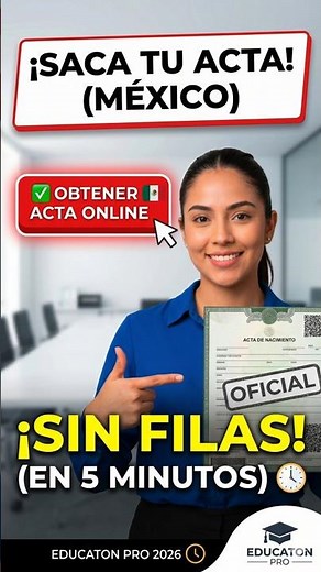 Mexican Birth Certificate: No lines! 🇲🇽