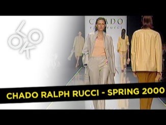 CHADO Ralph Rucci Spring Summer 2000 Fashion Show