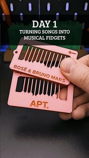 I Turned APT. by Bruno Mars and Rosé into a 3D Printed Musical Fidget