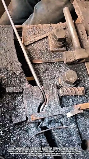 Manual Steel Bending Process in Workshop | Traditional Metal Forming Technique.