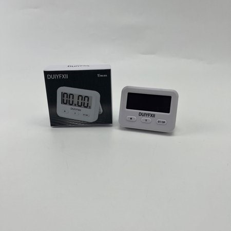 DUIYFXII Timers, Extra-Large Digits, Loud Alarm, Stand, Hang, Perfect for Baking, White - Walmart.ca